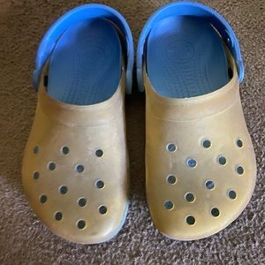 Crocs. Glow in the Dark. Size J 3.